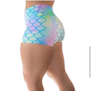Feed Me Fight Me Mermaid Shorts